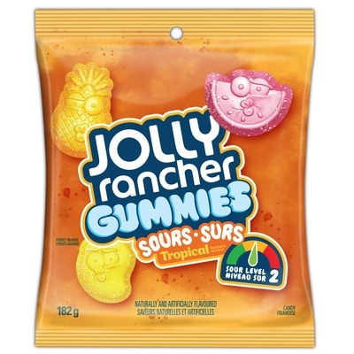 Jolly Rancher Gummies Surs À Saveurs Tropicales 182 g, 1,37 $/100g