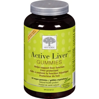 New Nordic Active liver gummies 60 ea, 0,38 $/1ch