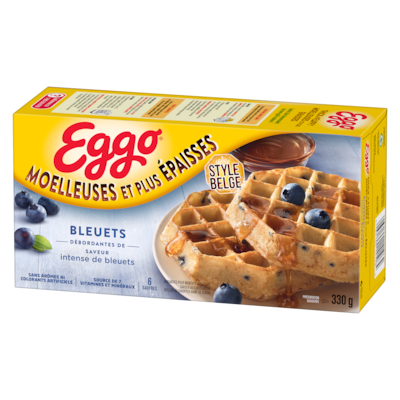 Eggo Moelleuses et plus épaisses gaufres bleuets