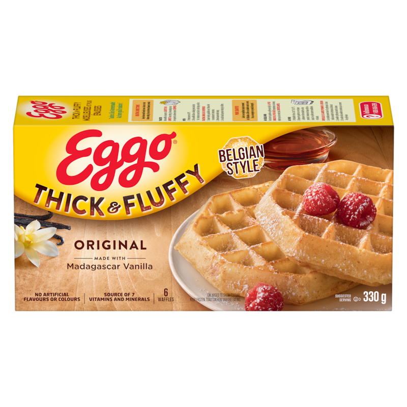 Eggo Thick & Fluffy Waffles Original