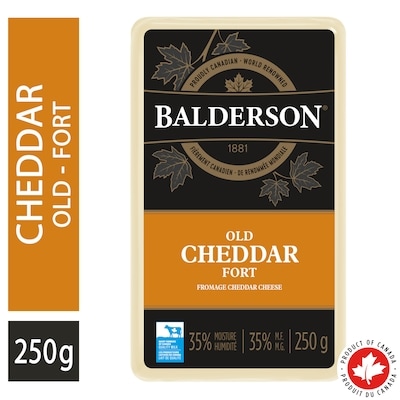 Balderson Fromage cheddar blanc fort . 250 g, 2,40 $/100g