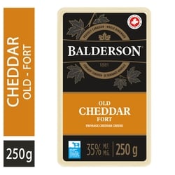 Balderson Fromage cheddar blanc fort 250 g, 2,60 $/100g