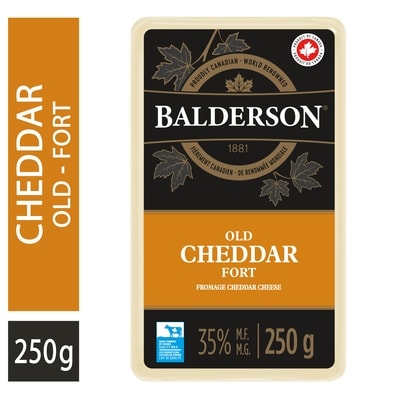 Balderson Fromage cheddar blanc fort 250 g, 2,60 $/100g