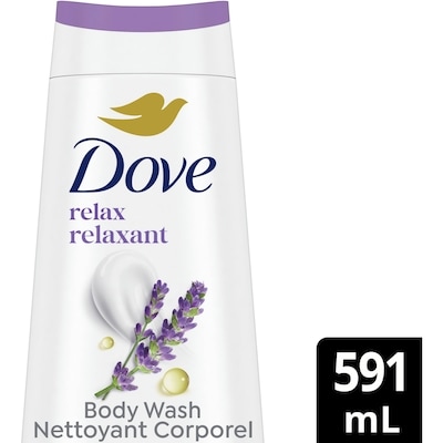 Dove Nettoyant Corporel à l'Huile de Lavande et à la Camomille 591 ml, 1,52 $/100ml
