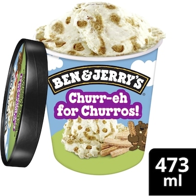 Ben & Jerry’s Crème glacée Churr-eh For Churros!™  473 ml, 1,48 $/100ml