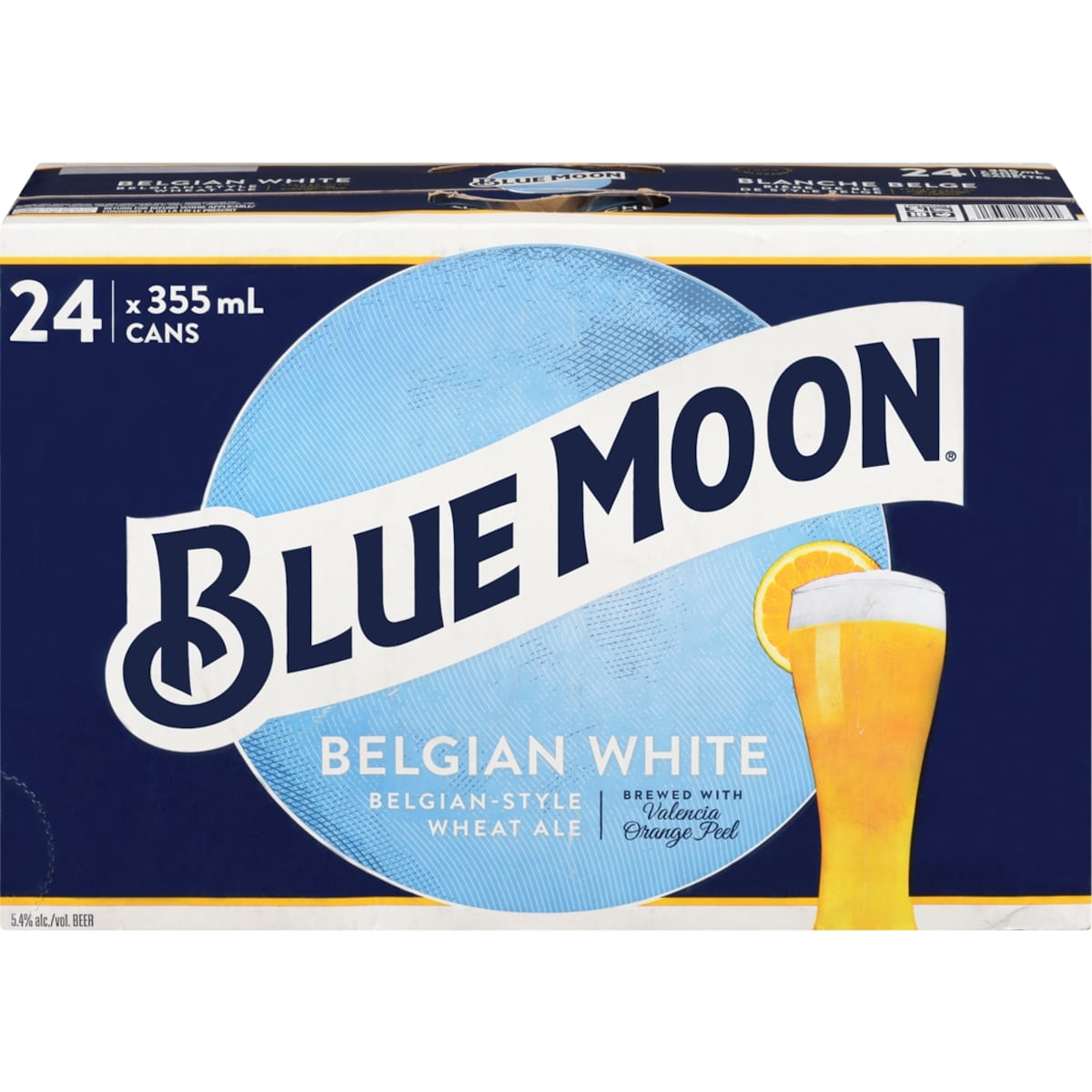 Blue Moon Belgian White Belgian-Style Wheat Ale (ID required at pick-up) 24x355.0 ml, $0.40/100ml