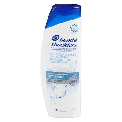 Head & Shoulders Shampooing Nettoyage en profondeur du cuir chevelu 370 ml, 2,16 $/100ml