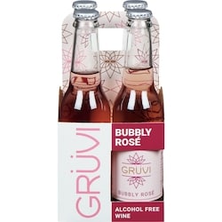Gruvi Alcohol Free Wine Bubbly Rosé 4x275.0 ml, $1.54/100ml