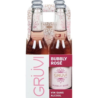 Gruvi Vin sans alcool bubbly rosé 4x275.0 ml, 1,54 $/100ml