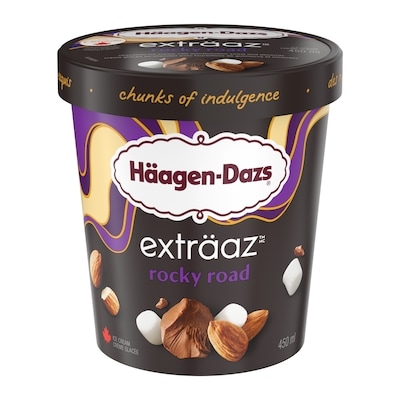 Haagen Dazs Extraz Rocky Road Ice Cream 450 ml, $1.44/100ml