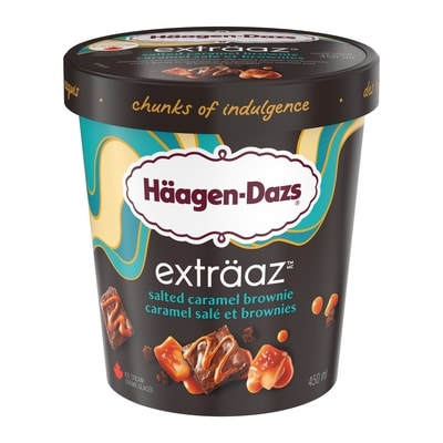 Haagen Dazs Extraz Salted Caramel Brownie Ice Cream 450 ml, $1.44/100ml