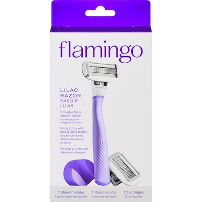 Flamingo Rasoir pour femmes à 5 lames flamingo – lilas 1 ea, 15,49 $/1ch