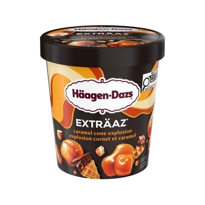 Häagen-Dazs Crème glacée exträaz explosion caramel 450 ml, 1,55 $/100ml