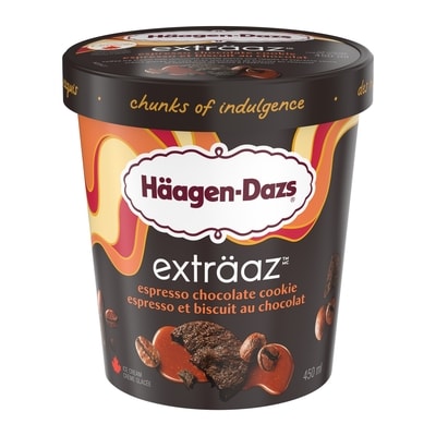 Haagen Dazs Extraz Espresso Chocolate Cookie Ice Cream 450 ml, $1.44/100ml