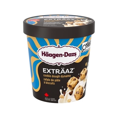 Haagen Dazs EXTRÄAZ Cookie Dough Dynamo Ice Cream 450 ml, $1.55/100ml