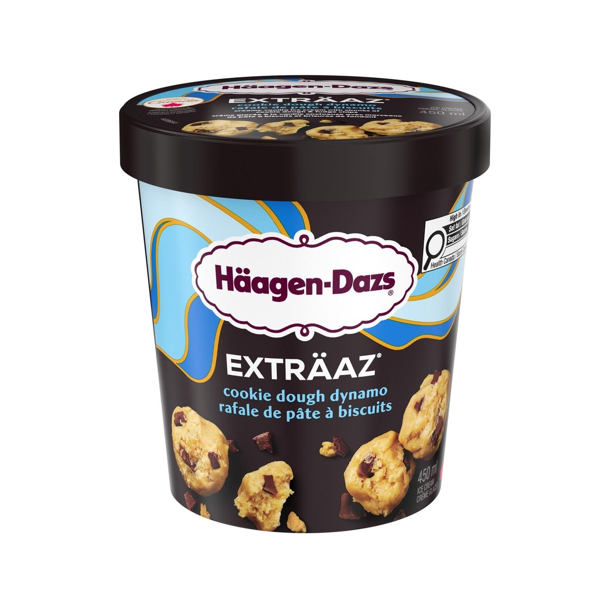 Häagen-Dazs Crème glacée exträaz rafale de pâte à biscuits 450 ml, 1,55 $/100ml