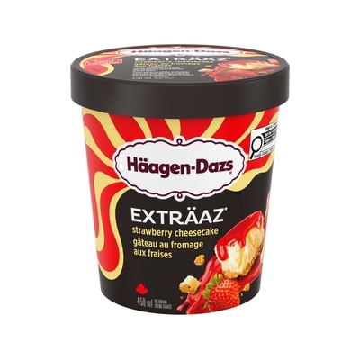 Haagen Dazs Extraz Strawberry Cheesecake Ice Cream 450 ml, $1.22/100ml