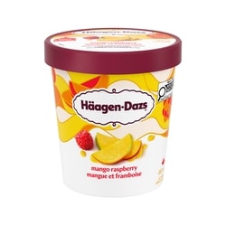 Häagen-Dazs Crème Glacée Mangue Et Framboise 450 ml, 1,11 $/100ml