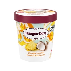 Haagen Dazs Pineapple Coconut Ice Cream 450 ml, $1.55/100ml