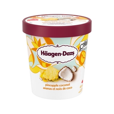 Haagen Dazs Pineapple Coconut Ice Cream 450 ml, $1.55/100ml