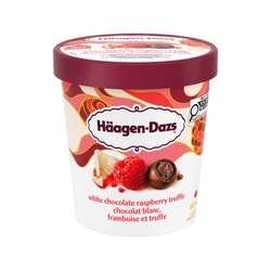 Haagen Dazs White Chocolate Raspberry Truffle Ice Cream 450 ml, $1.22/100ml