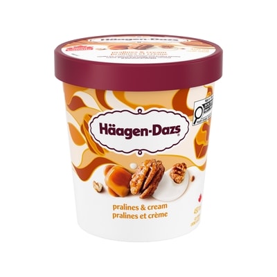 Häagen-Dazs Crème Glacée Pralines Et Crème 450 ml, 1,22 $/100ml