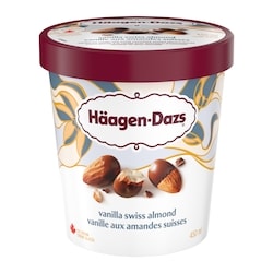 Haagen Dazs Vanilla Swiss Almond 450 ml, $1.55/100ml