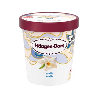 Häagen-Dazs Crème Glacée Vanille 450 ml, 1,55 $/100ml