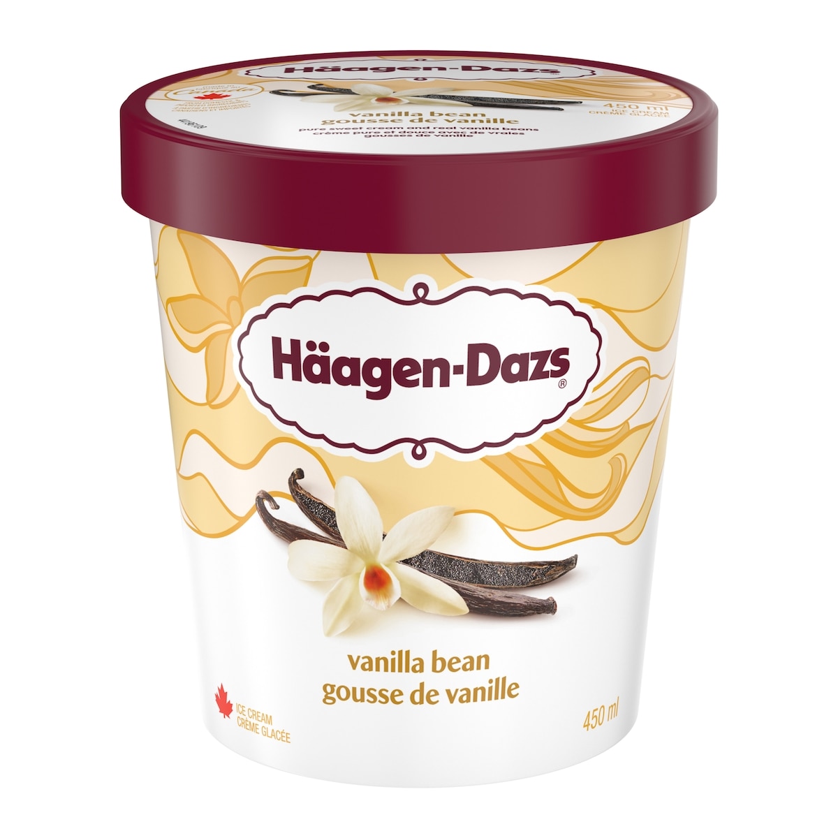 Haagen Dazs Vanilla Bean Ice Cream 450 ml, $1.55/100ml