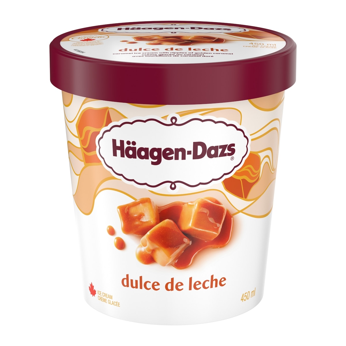 Häagen-Dazs Crème glacée md dulce de leche 450 ml, 1,55 $/100ml