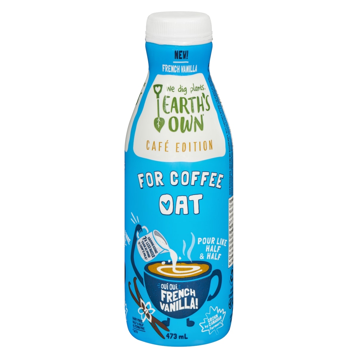Earth's Own Oat Coffee Creamer, French Vanilla 473 ml, $1.05/100ml