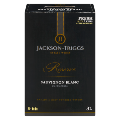 Jackson Triggs Sauvignon Blanc Wine (ID required at pick-up) 3 l, $1.52/100ml