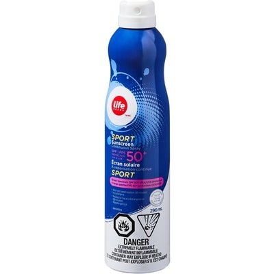 Life Écran solaire à vaporisation continue sport fps 50+ 296 ml, 4,13 $/100ml