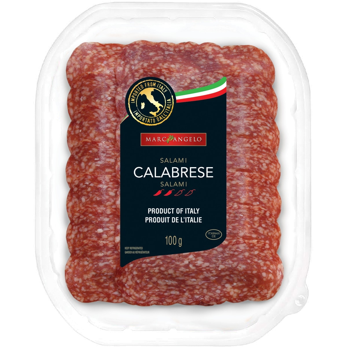 Marcangelo Salami Calabrese 100 g, $4.99/100g