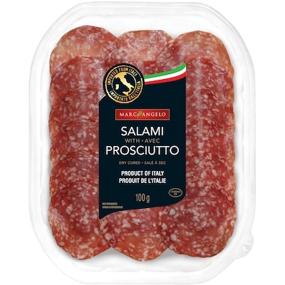 Marcangelo Salami With Prosciutto Dry Cured 100 g, $8.49/100g