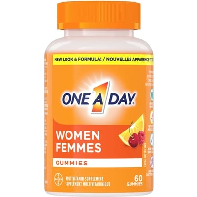 One A Day Gummies multivitamines pour femmes 60 ea, 0,21 $/1ch