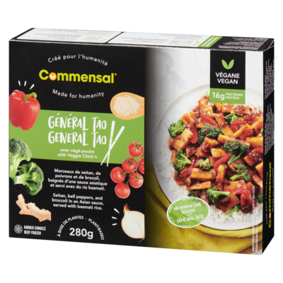 Gēnēral Tao With Veggie Chick'n
