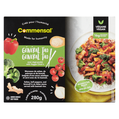 Gēnēral Tao With Veggie Chick'n