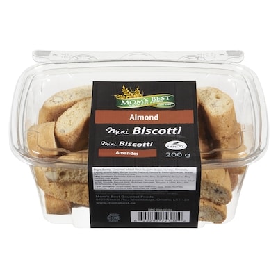 Mom's Best Mini Biscotti Almond 200 g, $3.00/100g