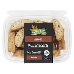 Mom's Best Mini Biscotti Almond - 200 g | Zehrs