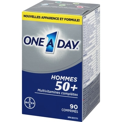 Multivitamines pour hommes de 50 ans et plus, comprimés