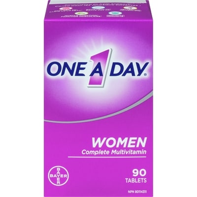 One A Day Multivitamins for Women, Tablets 90 ea, $0.14/1ea