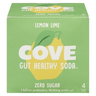 COVE Gut Healthy Soda Lemon Lime 4x355.0 ml, $0.56/100ml
