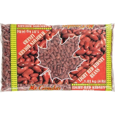 Mr Goudas Light Red Kidney Beans 1.81 kg, $0.43/100g
