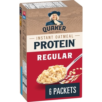 Quaker Protein Instant Oatmeal, Regular 168 g, $2.98/100g