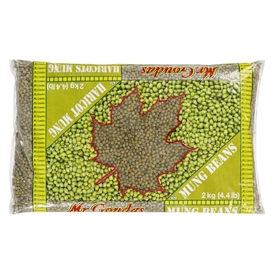 Mr Goudas Mung Beans 2 kg, $0.40/100g