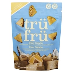 Ananas de la nature congelés frais et enrobés de chocolat blanc et de noix de coco Pina Colada