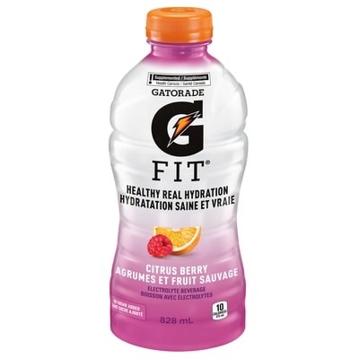 Gatorade Boisson électrolytique Fit aux agrumes et aux baies 828 ml, 0,46 $/100ml
