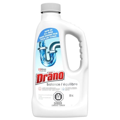 Drano Balance Drain Cleaner and Clog Remover 900 ml, $1.11/100ml