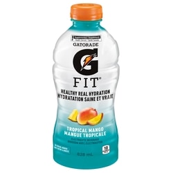 Gatorade Fit Tropical Mango Electrolyte beverage 828 ml, $0.30/100ml